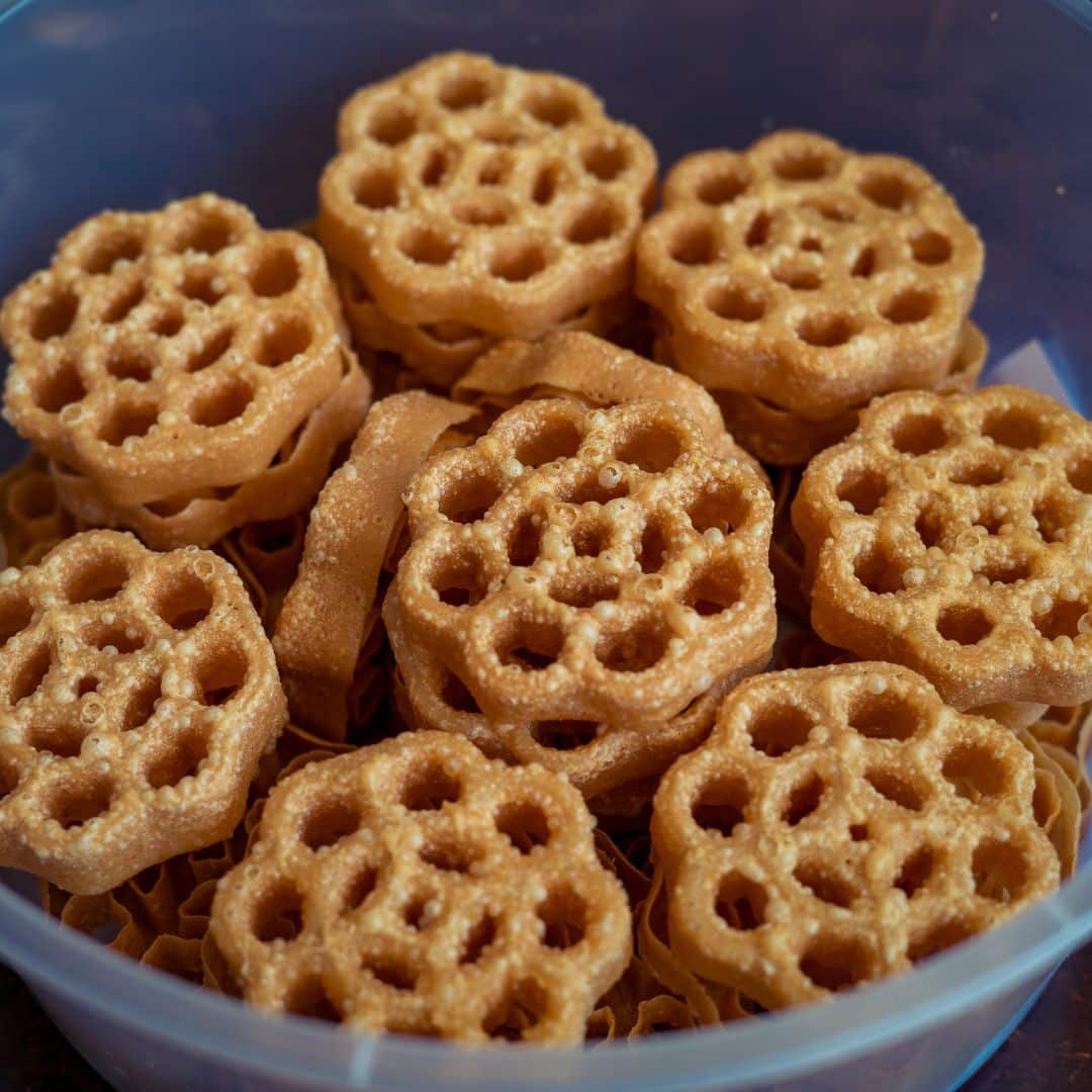 Achu Murukku, honeycomb-shape fritter